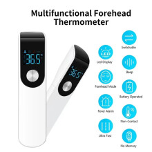 5X Infrarot-Thermometer für Den Haushalt, Digitales LCD-Körpermessung,Fieberthermometer für Kinder und Erwachsene, Berührungsloses Medizinisches
