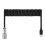 4X Usb Keyboard Cable Black Coiled Keyboard Usb Type C Cable DIY Aviation Plug Cable Connector Gaming Usb Keyboard Cable 6