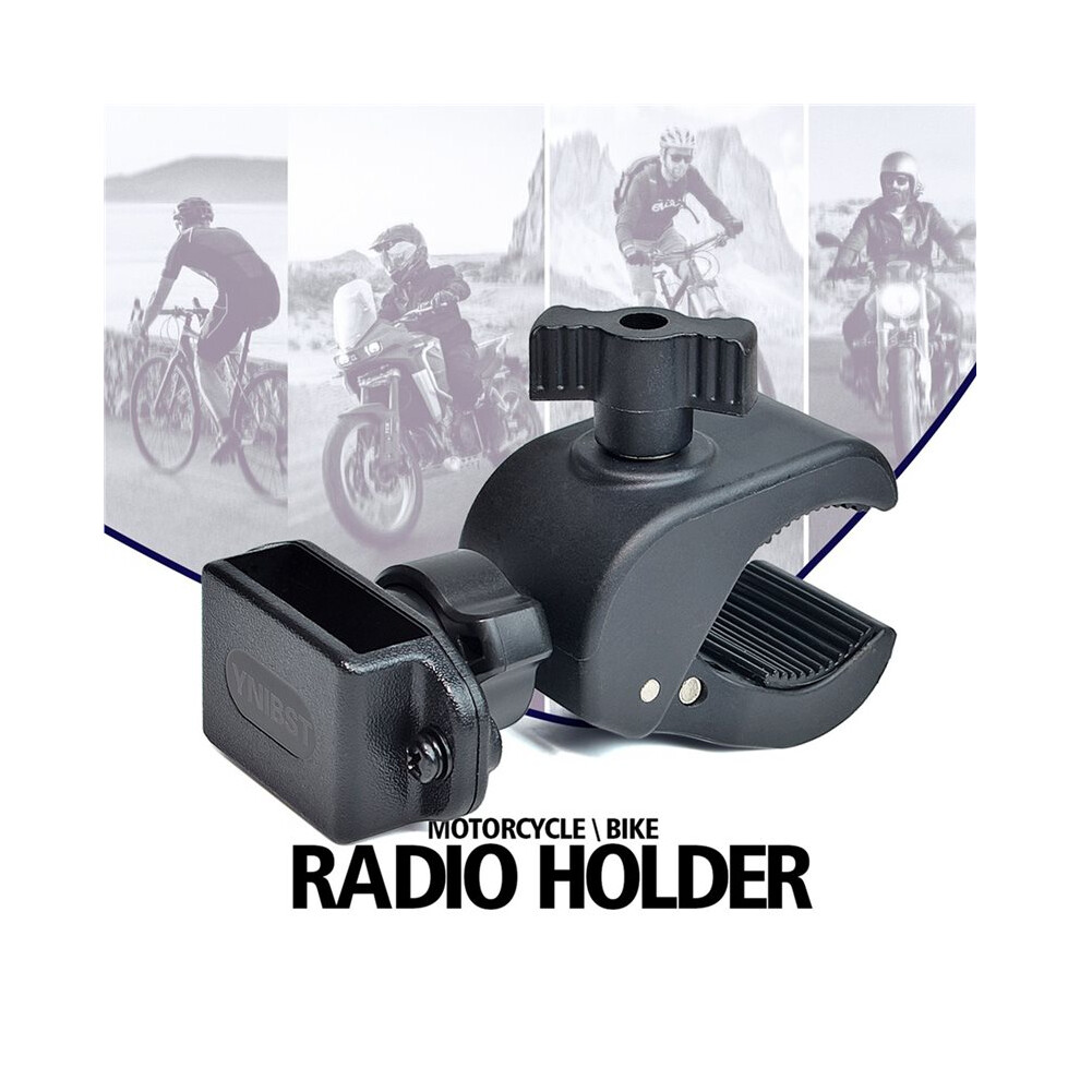 2X Motorcycle Scooter Handlebar Radio Holder,Bike Walkie Talkie Mount Clamp For Talkabout Midland Radio 6032975337014