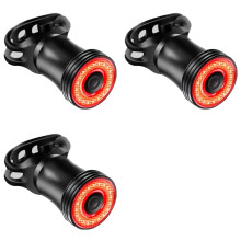 3X Bike Tail Light,Brake Sensing Bicycle Rear Lights for Night Ride,Bike LED Back Lights Type C Rechargeable