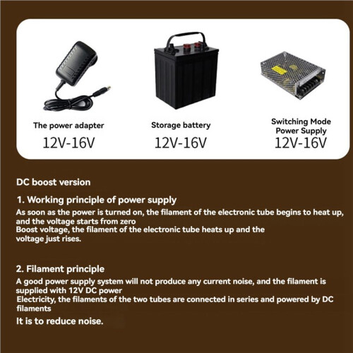 2X Audio Amplifier 6j3 Vacuum Tube with HIFI Preamplifier  Input Bile Buffer Speaker with Upgraded