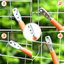 2X T Post Clips Tool & Wire Twist Tool Dual-Functionality, for Fence Stretcher, Fence Clips and Fence Wire Twisting Tool