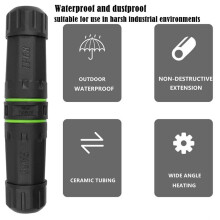 3X IP68 Waterdichte SC Single Core Glasvezeladapter Verlengt de Lengte van de Glasvezelkabel voor LC Glasvezelkabelverlenging