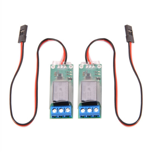 40PCS RC PWM Electronic Relay  for RC Airplane DIY Model Navigation Lights Controller Universal K1 2
