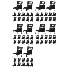 60 Pack Chair Pockets for Classrooms - Sacks Organizer for K-2 Students, Fabric Storage Pockets for School Supplies