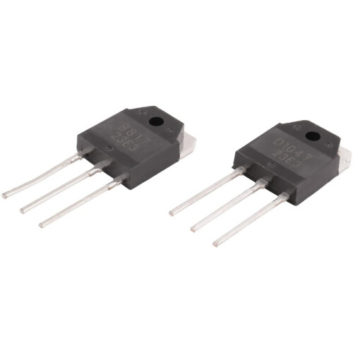 16 Silicon Transistor - D 1047 + B 817, 200 V, 12 A