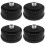 4pcs 25mm/1Inch Air Compressor Noise Reducer Silence Filter,Plastic Shell Round Muffler Filter 1