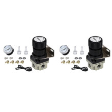 2X T2 Universele Handmatige Meter Turbo Boost Controller 1-150 PSI SR20DET SR Zwart