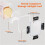 2X Bread Storage Container with Drawer Tray,Plastic Bread Box with Airtight Lid,Loaf Bread Keeper,Bread Holder 5