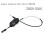 2X 33820-52481 Automatic Transmission Shifter Cable for  Yaris 2004-2016 Transmission Shift Control Cable 8