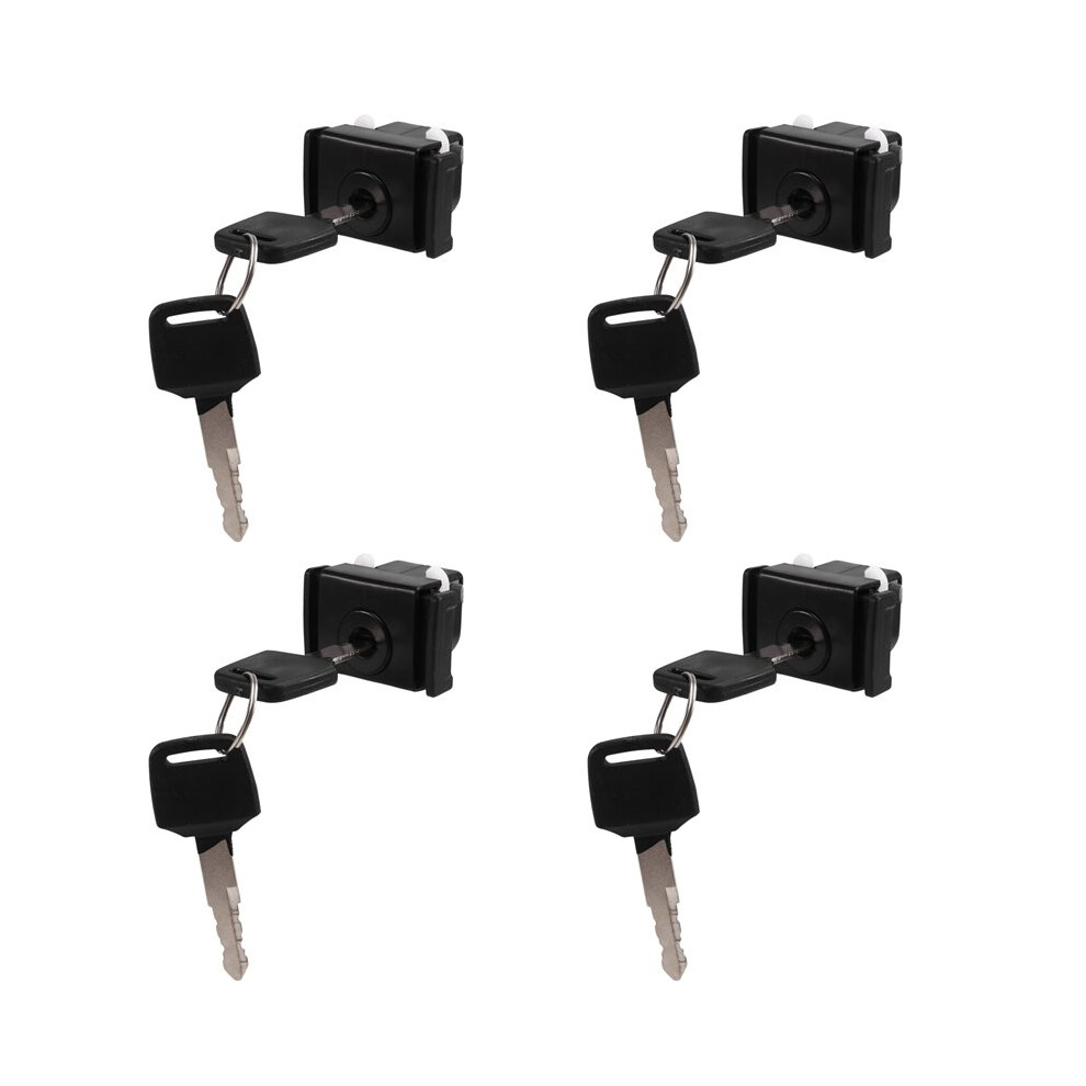 4X European Auto Spare Parts For Daf Truck Trunk Lock 0389537 Black 6032810623227