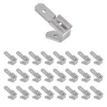 250 Pcs Double Piggyback Spade Connectors,Female Male Quick Disconnect Piggyback Spade Crimp Terminals Assortment Kit