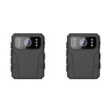 2X 4K HD -Kamera Polizei-Recorder mit HD-IPS-Bildschirm HD-Polizei-Körperkamera Tragbare Tragbare Körperkamera