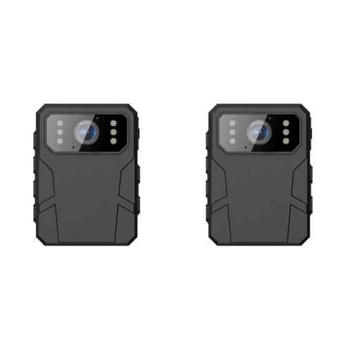 2X  Caméra de  4K HD avec Écran IPS HD, Caméra Corporelle Portable et Portable