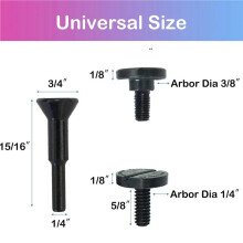 1/4In Cut-Off Wheel Mounting Mandrel Holder 3/8In&1/4In Arbor Hole,for Die Grinder Accessories Drill Rotary Tool(6 Pack)