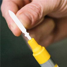 100 Stuks Vervangende Punten voor Acrylverfpennen, 100 Stuks 0,7 mm Markers, Penpunt, Navulbare Verfpenpunten voor Verfmarkers