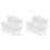 A4 Size Clear Plastic Envelopes with String Closure, Expandable Files Document Folder, File Bag for Office 48Pcs 2