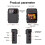 2X  Caméra de  4K HD avec Écran IPS HD, Caméra Corporelle Portable et Portable 7