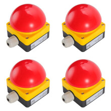 4X Foot/Hand IP65 EFAK Mushroom Emergency Stop Push Button Self-Locking Self-Resetting Anti-Sho A