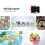 Ice- Tray Combo, Square &  Ice Molds, Slow Melting for Whiskey, Easy Release, Reusable 3