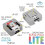 3X M5Stack ATOM Lite ESP32- Development Board Kit with WiFi Programmable Button IoT Node Module 3