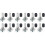 12pcs EC11 Rotary Encoder with Push Button 360 5 Pins and Knob Cap for , Raspberry Pi, ESP32 1