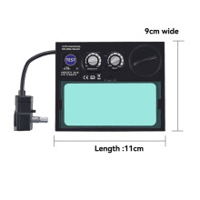 2X Nieuw Automatisch Dimmend Zonnefilter, Lasmasker, Helm/Laskap, Echte Kleuren Laslens, Plasmasnijgereedschap