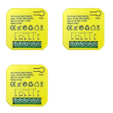 3X Tuya ZigBee Dry Contact Relay 5A App Remote Timing DC12/24V AC100-240V Supports Home Alexa