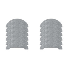 12PCS Vacuum Mop Cloth for MOVA E20 Pro / Trouver E20 Pro Vacuum Cleaner Spare Parts Vacuum Mop Pad