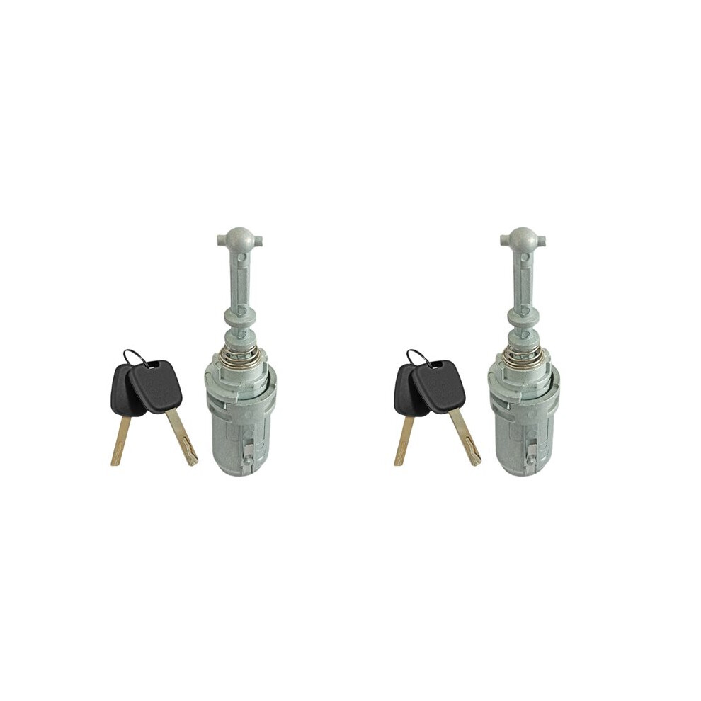2X Car Door Lock Cylinder With 4 Keys Left Door Lock Cylinder 9170T9 9170W9 For C2 C3 2002-2010 6031603542042