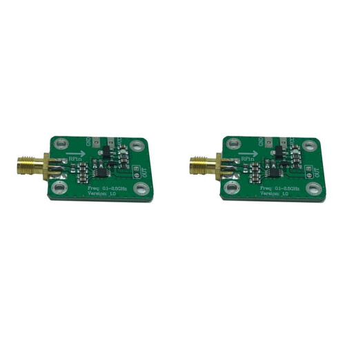 2X AD8313 RF Power Meter Logarithmic Detector 0.1-2.5 GHz Detector Board Variable Gain Amplifier