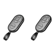 2X 8 Buttons Wireless Phone Selfie Photo Shutter for Tiktok Video Page Turner Rechargeable Bluetooths Remote Controller