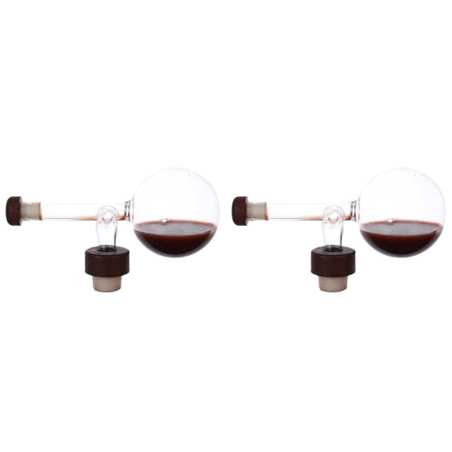 2X Red Wine Aerator, Portable Bottle Pourer and Quick Decanter, Glass,  Shape