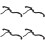4X 03C103474AD Ventilationsslang Avgasslang för 1