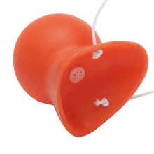 18Pcs Red Clown Nose Honking Squeaking Clown Nose with Elastic Rope for Adults Halloween Cosplay Costume Accessories