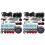 2X ATV UTV Blinker-Kit Universal-Blinker mit Lenkstockschalter 60D Hupe LED-Blinker-Kit 1