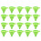 Multifunctional Portable  Funnel, Retractable Silicone Folding Funnel for Kitchen,Kitchen Tools,Green 1