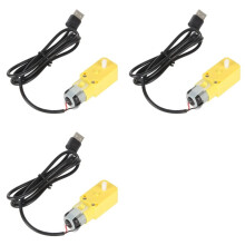 3X Precisions Engineered Single Shafts DC5V 59RPM Ratio 1:220 Reduction Motor Gear Motor