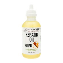 STAR CARE 100% Virgin Keratin Vegansk Olja för Hår och Hud (4oz/120ml)
