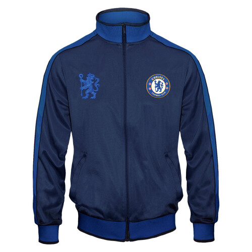 Chelsea Official Football Gift Mens Retro Track Top Jacket Small