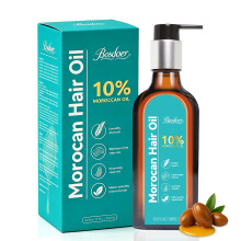 Bosdoer Marockanskt Hårolja, Arganolja Hårserum - 10% Ren Arganolja för Torrt Skadat Hår