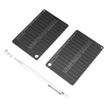 4X Carteiras de Criptomoedas Carteiras de Criptomoedas para Hardware Backups Frios Armazenamento de Sementes para Bitcoin Compatível com Hardware