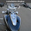 Silver Motorcycle Handlebar Clock Waterproof Glow 8