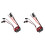 2X 60A ESC RC Car ESC Brushed Electric Speed Controller 6V/2A BEC Replacement for 1/10 RC Car,for -Plug 1