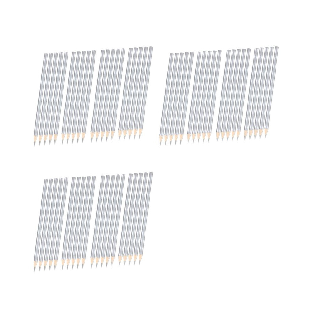 60 Pack Silver Welders Pencil Metallic Silver Marking Pencil For Construction Workers Metalwork Plumbers Framers 6032196227934