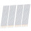 60 Pack Silver Welders Pencil Metallic Silver Marking Pencil for Construction Workers Metalwork Plumbers Framers 2