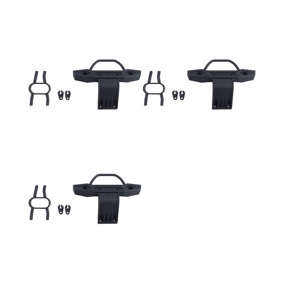 3X Front Bumper 7528 For Zd Racing -10 Dbx10 1/10 Rc Car Upgrade Parts Spare Accessories Black 6031490694213