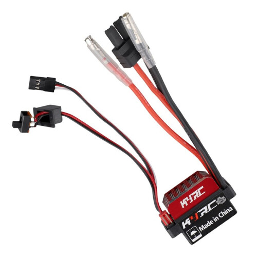 2X 60A ESC RC Car ESC Brushed Electric Speed Controller 6V/2A BEC Replacement for 1/10 RC Car,for -Plug 1