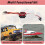 2X 60A ESC RC Car ESC Brushed Electric Speed Controller 6V/2A BEC Replacement for 1/10 RC Car,for -Plug 7