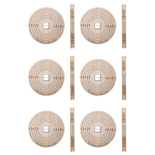 6X Universal Candle Wick Centering Tool for Candle Making, Suitable for Most Candle Jars and Refill Sizes
